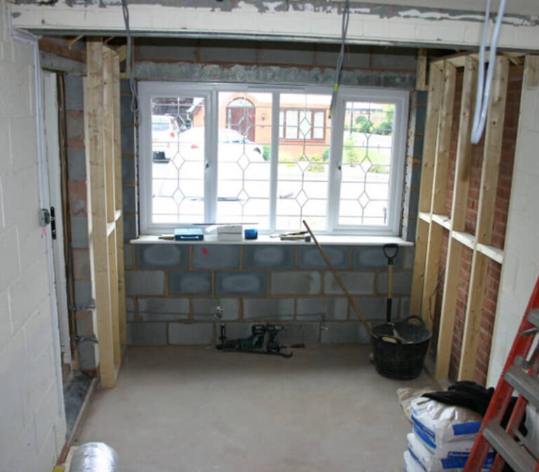 Integral garage conversion