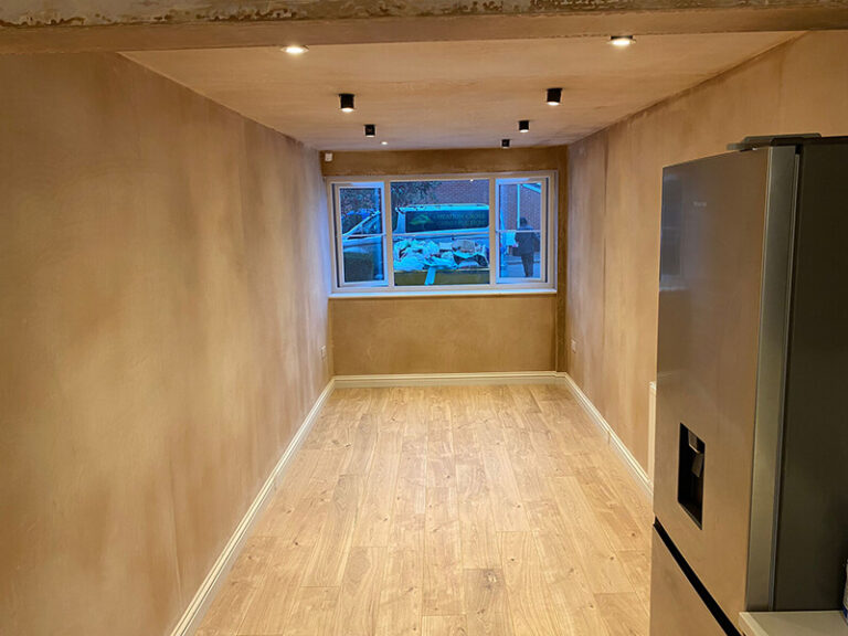 Partial garage conversion