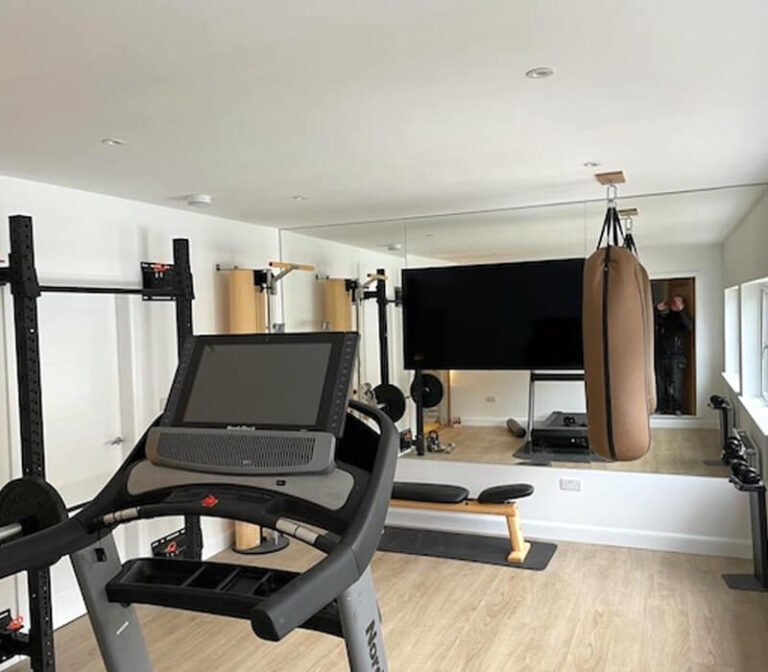 Garage gym conversion in Doncaster